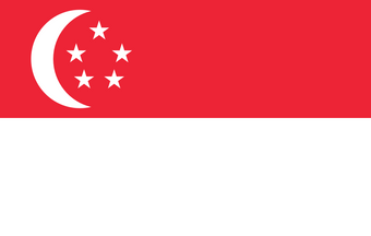 Singapore Flag Illustration